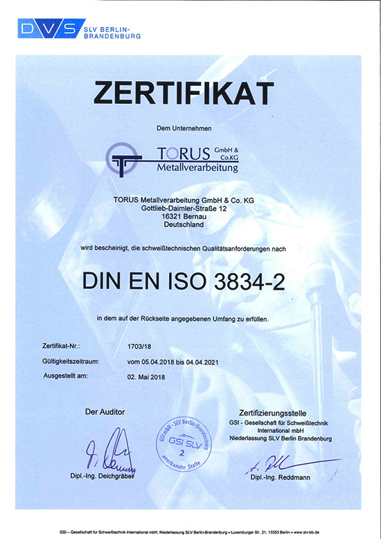 DIN EN ISO 3834-2